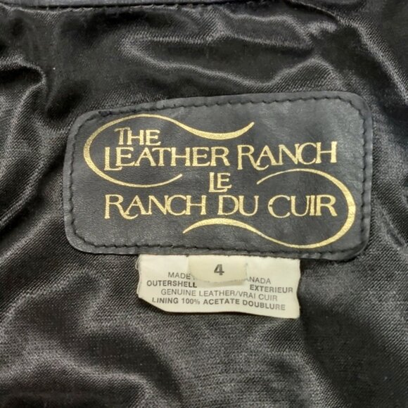 Vintage Collection d'Artisan by The Leather Ranch 1980s Leather Bomber Jacket - Picture 3 of 13